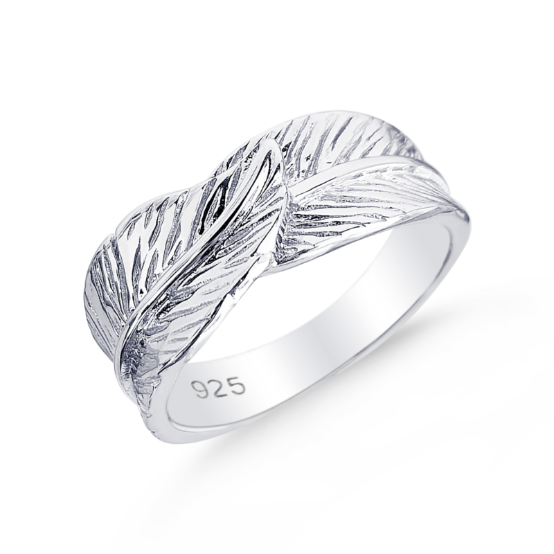 Bague Plume d'Argent