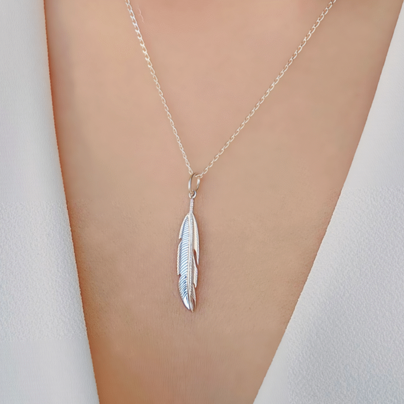 Collier Plume d'Argent – Image 2
