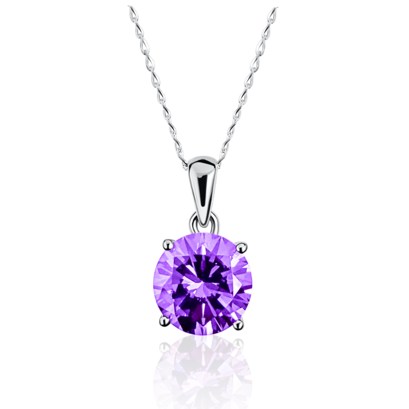 Collier Saphir Violet