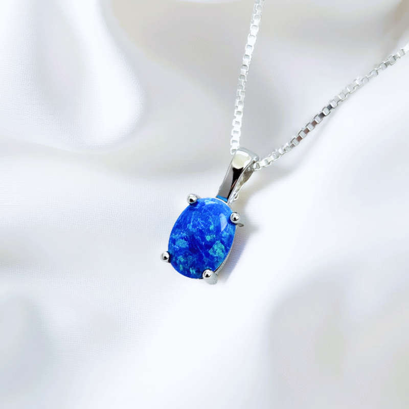 Collier Opale Bleue – Image 2